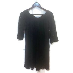 WD • NY black lace dress size 6 NWT